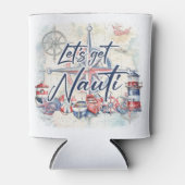 Nautisches Thema Dosenkühler (Vorderseite)