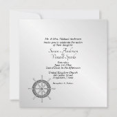 Nautisches Thema Einladung (Vorderseite)