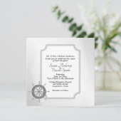 Nautisches Thema Einladung (Stehend Vorderseite)