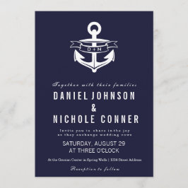 Nautisches Thema | Hochzeiten Einladung