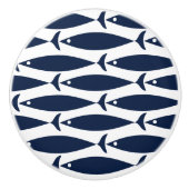 Nautisches Thema Küstenfische Keramikknauf (Vorderseite)