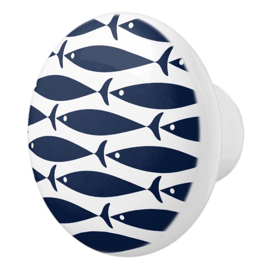 Nautisches Thema Küstenfische Keramikknauf (Rechts)