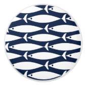 Nautisches Thema Küstenfische Keramikknauf (Vorderseite)