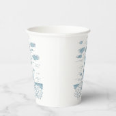 Nautisches Thema Pappbecher (Rechts)