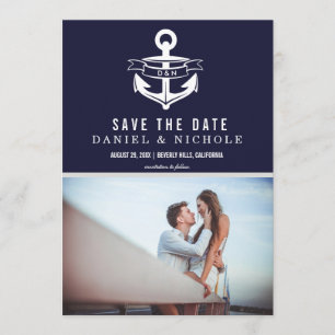 Nautisches Thema Save the Date Hochzeiten