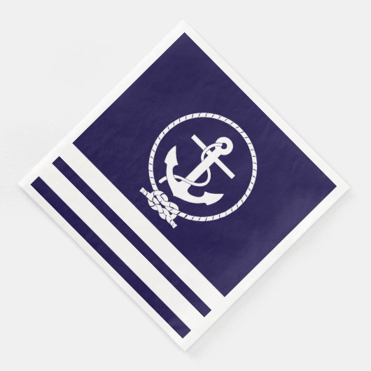 Nautisches Thema Serviette (Ecke)