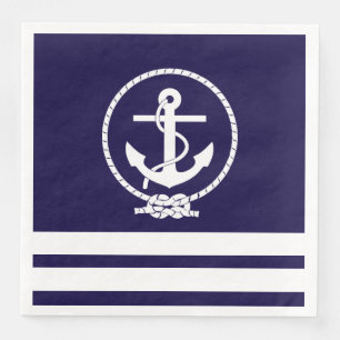 Nautisches Thema Serviette