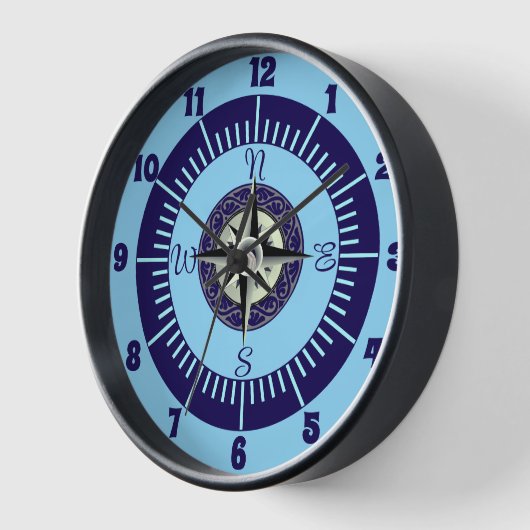 Nautisches Thema Wall Clock Uhr (Winkel)
