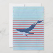 Nautisches Thema wie groß ist Mommy's Bauchkarte (Rückseite)