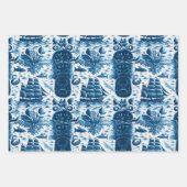 Nautisches Theme-Muster Nr. 5 Geschenkpapier Set (Vorderseite 2)