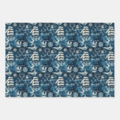 Nautisches Theme-Muster Nr. 6 Geschenkpapier Set (Vorderseite)