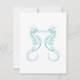 Nautisches Vintages Seepferd