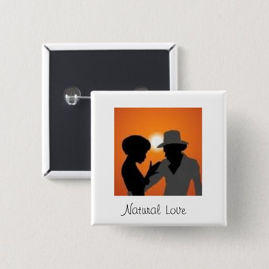 Nautral Liebe Button (Vorne & Hinten)