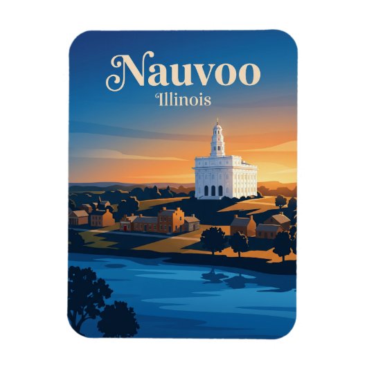Nauvoo Illinois Magnet (Vertikal)