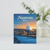 Nauvoo Illinois Postkarte (Stehend Vorderseite)