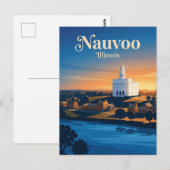 Nauvoo Illinois Postkarte (Vorne/Hinten)