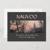Nauvoo in feierlicher Stille Postkarte (Vorne/Hinten)