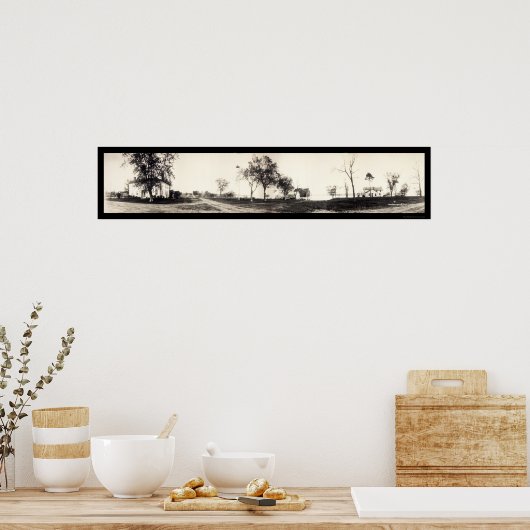 Nauvoo Mormon Houses Foto 1925 Poster (Küche)