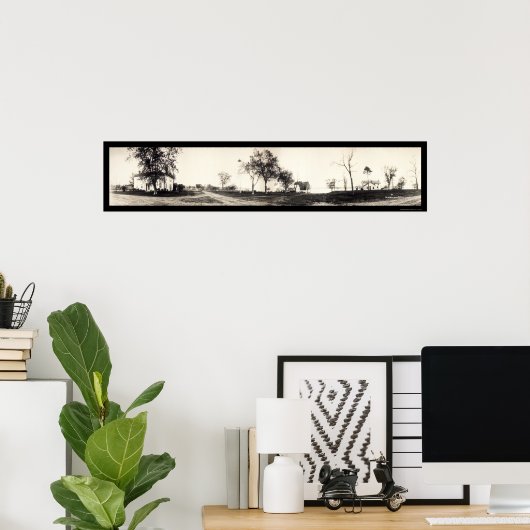 Nauvoo Mormon Houses Foto 1925 Poster (Heimbüro)