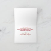 Nauvoo Rustic Christmas Card Feiertagskarte (Innenseite)