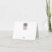 Nauvoo Rustic Christmas Card Feiertagskarte (Rückseite)