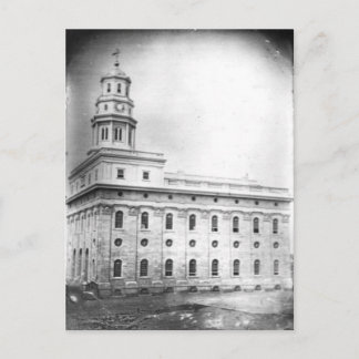 Nauvoo Temple daguerreotype Postkarte