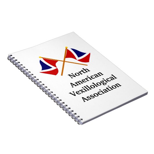 NAVA Crossed Flags Notebook Notizblock (Rechte Seite)