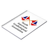 NAVA Crossed Flags Notebook Notizblock (Linke Seite)