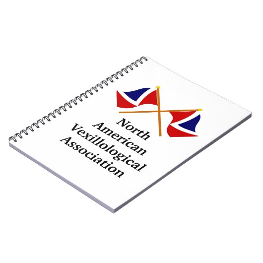 NAVA Crossed Flags Notebook Notizblock (Linke Seite)