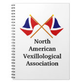 NAVA Crossed Flags Notebook Notizblock (Vorderseite)