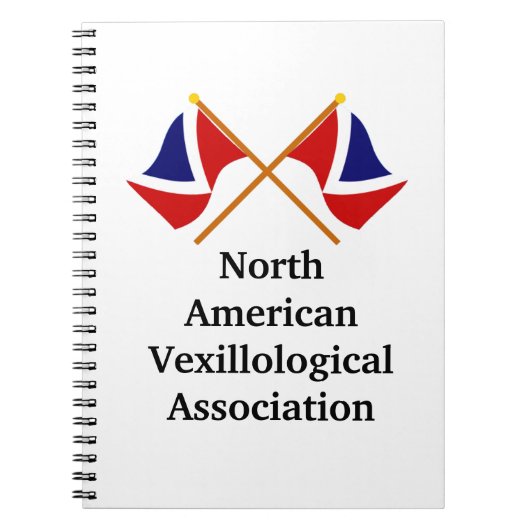 NAVA Crossed Flags Notebook Notizblock (Vorderseite)