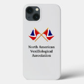 NAVA iPhone Crossed Flags Protective Cover (Rückseite)