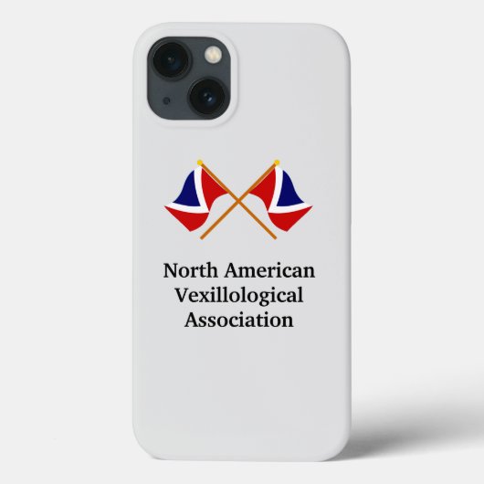 NAVA iPhone Crossed Flags Protective Cover (Rückseite)
