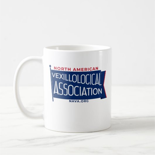 NAVA/Vexillologie Klassische Tasse, 11 oz Kaffeetasse (Links)