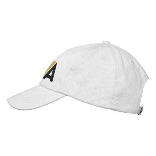 NAVA Weißer StickHat Bestickte Baseballkappe (Links)