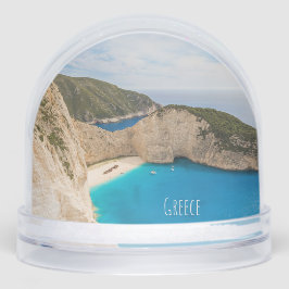 Navagio Beach Greece – Shipwreck Cove Travel Schneekugeln