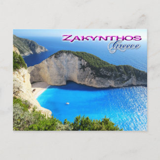Navagio Beach, Zakynthos, Griechenland Postkarte