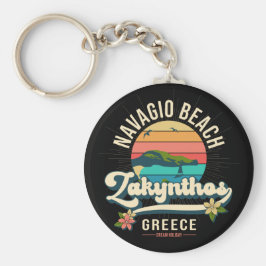 Navagio Beach, Zakynthos, Griechenland Schlüsselanhänger