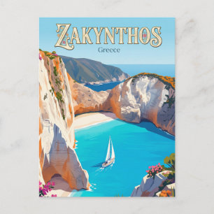 Navagio-Strand Griechenland Postkarte
