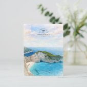 Navagio-Strand, Schiffswrack-Strand, Griechenland, Postkarte (Stehend Vorderseite)