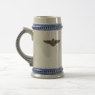 NAVAIR 0966 Stein mit Flieger-Flügeln Bierglas