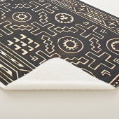 NAVAJO 1800er SADLE BLANKET REPRINT SHERPA BLANKET Sherpadecke (3/4)