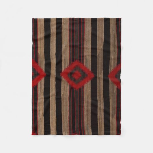 NAVAJO 1890er-HORSE SADDLE BLANKET FLEECE REPRINT (Vorderseite)