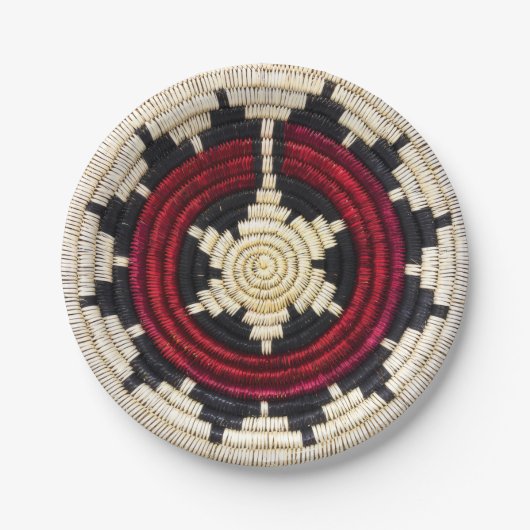 Navajo Basket Paper Plate Pappteller (Vorderseite)