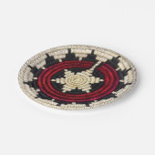 Navajo Basket Paper Plate Pappteller (Schrägansicht)