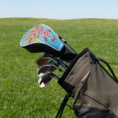 Navajo Bead Pattern Golf Headcover (In SItu)