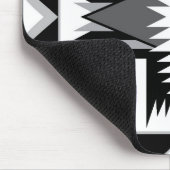 Navajo Black & Gray Mousepad (Ecke)