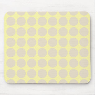 Navajo Cream Neutral Dots Mousepad