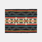 Navajo Design 1D Blanket Fleecedecke (Vorderseite (Horizontal))