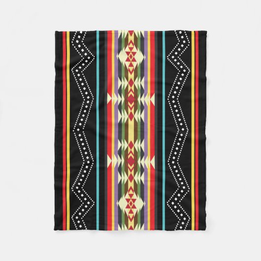 Navajo Design 1D Blanket Fleecedecke (Vorderseite)